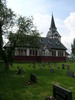 Älvros kyrka med omgivande kyrkogård sedd från nordöst. 

Bilderna är tagna av Isa Lindkvist & Christina Persson i samband med inventeringen. 
