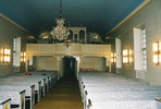 Frostvikens kyrka, interiör, kyrkorummet mot läktaren. 

Bilder tagna av Martin Lagergren & Emelie Petersson, bebyggelseantikvarier vid Jämtlands läns museum, i samband med inventeringen, 2004-2005
