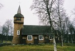 Sjoutnäsets kapell, exteriör, södra fasaden. 

Bilderna är tagna av Martin Lagergren & Emelie Petersson, bebyggelseantikvarier vid Jämtlands läns museum, i samband med inventeringen 2004-2005.