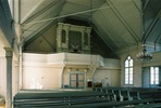 Gåxsjö kyrka, interiör, kyrkorummet mot orgelläktaren. 


Bilderna är tagna av Martin Lagergren & Emelie Petersson, bebyggelseantikvarier vid Jämtlands läns museum, i samband med inventeringen 2004-2005. 