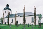 Hammerdals kyrka, exteriör, södra fasaden/långhuset. 

Bilderna är tagna av Martin Lagergren & Emelie Petersson, bebyggelseantikvarier vid Jämtlands läns museum, i samband med inventeringen, 2004-2005. 