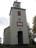 Kolåsens kapell, exteriör, tornet, vy från väster. 
