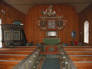 Kolåsens kapell, interiör, kyrkorummet mot koret. 