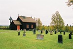 Handöls kapell med omgivande kyrkogård, sett från sydväst. 

Bilderna är tagna av Martin Lagergren & Emelie Petersson, bebyggelseantikvarier vid Jämtlands läns museum, i samband med inventeringen, 2004-2005.