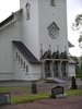 Duveds kyrka, exteriör, fasad mot väster. 

Bilderna är tagna av Martin Lagergren & Emelie Petersson, bebyggelseantikvarier vid Jämtlands läns museum, i samband med inventeringen, 2004-2005.