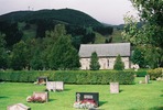 Åre gamla kyrka med omgivande kyrkogård, sedd från söder.

Bilderna är tagna av Christina Persson & Isa Lindkvist, bebyggelseantikvarier vid Jämtlands läns museum, i samband med inventeringen, 2004-2005.