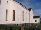 Kalls kyrka, exteriör, södra fasaden sedd från sydväst. 