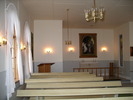 Ånns lillkyrka, interiör, kyrkorummet mot koret.

Bilderna är tagna av Martin Lagergren & Emelie Petersson, bebyggelseantikvarier vid Jämtlands läns museum, i samband med inventeringen, 2004-2005.