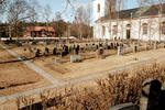 Sunne kyrka med omgivande kyrkogård, kyrkogårdens äldre del, vy från sydöst. 