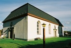 Brunflo kyrka, exteriör, södra & västra fasaden sett från sydväst. 

Bilderna är tagna av Christina Persson & Isa Lindkvist, bebyggelseantikvarier vid Jämtlands läns museum, i samband med inventeringen, 2005-2006.