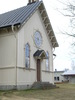 Marieby kyrka östra fasaden.

Bilderna är tagna av Christina Persson & Isa Lindkvist, bebyggelseantikvarier vid Jämtlands läns museum, i samband med inventeringen, 2005-2006.