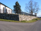 Ljustorps kyrkas kyrkogård, sydvästra hörnet.