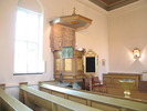 Torpshammars kyrka, interiör, predikstolen.