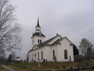 Haverö kyrka, exteriör, östra fasaden. 