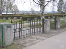 Ånge kyrkas kyrkogård, begravningsplatsen, grindar. 
