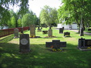 Viksjö kyrkas kyrkogård, nordöstra delen sed från väster. 