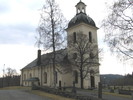 Högsjö kyrka, exteriör, norra & västra fasaden. 