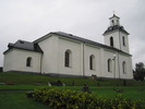 Helgums kyrka, exteriör, norra fasaden. 
