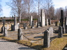 Multrå kyrka,sydöstra kyrkogården, vy från nordväst. 