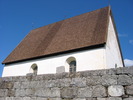 Överlännäs kyrka, exteriör, södra fasaden. 