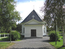 Graninge kyrka, exteriör, västra fasaden. 