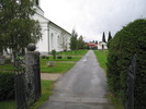Ådals-lidens kyrkogård, vy från nordöst. 