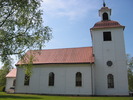 Edsele kyrka, exteriör, norra fasaden. 