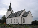 Dals kyrka med omgivande kyrkogård, vy från sydöst. 
