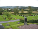 Dals kyrkas kyrkogård, norra kyrkotomten, vy från sydväst. 