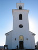 Bjärtrå kyrka, exteriör, västra fasaden. 