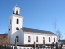 Bjärtrå kyrka, exteriör, södra fasaden. 