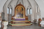 Strövelstorps kyrka, altarring och altaruppsats
