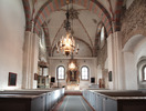 Dalby kyrka, kyrkorummet mot koret