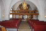 Löddeköpinge kyrka, långhuset mot orgelläktaren