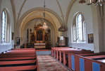 Västra Skrävlinge kyrka, långhuset mot koret