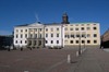 Göteborgs rådhus, äldre och yngre delarna.