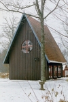 Gräsvikens kapell från 1982, exteriör. Neg.nr. B960_017:20. JPG. 