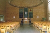 Håjums kapellkrematorium, interiör av Hoppets kapell. Neg.nr. B960_011:11. JPG.