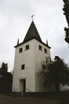 Lagmansereds kyrka, torn med modernistisk karaktär. Neg.nr. B961_004:07. JPG. 