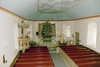 Väne-Åsakas kyrka, vy mot koret från läktaren.
