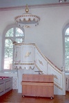 Yllestads kyrka interiör predikstol. Negnr 01/271:6a