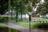 Vartofta-Åsaka kyrkogård med terrasseringar, nordväst om kyrkan. Negnr 01/273:32a 