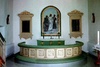 Vartofta-Åsaka kyrka interiör altare, altartavla och altarring. Negnr 01/273:22a