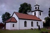 Håkantorps kyrka exteriör nordostvy