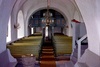 Mularps kyrka interiör västparti