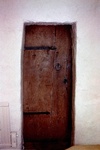 Marka kyrka interiör dörr till sakristia. Negnr 01/276:29