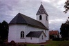 Sörby kyrka exteriör nordöstvy. Negnr 01/281:14