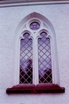 Norra Åsarps kyrka exteriör fönster södra fasaden. Negnr 01/268:31a