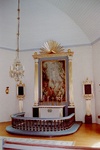 Stenstorps kyrka interiör altare. Negnr 01/266:35a