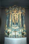 Kyrkans altaruppsats.